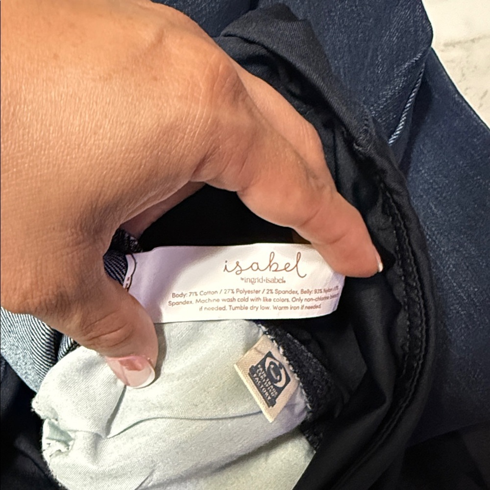 Isabel Maternity by Ingrid & Isabel Dark Blue Skinny Jeans - Picture 11 of 11